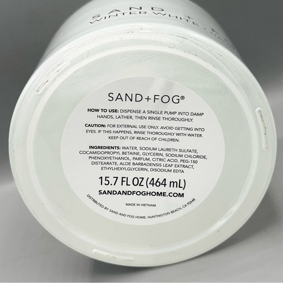 Sand +Fog Winter White Liquid Hand Soap - Picture 3 of 4